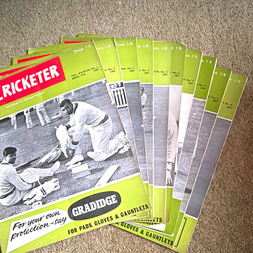 The cricketer april 1957 - cricketer, vol