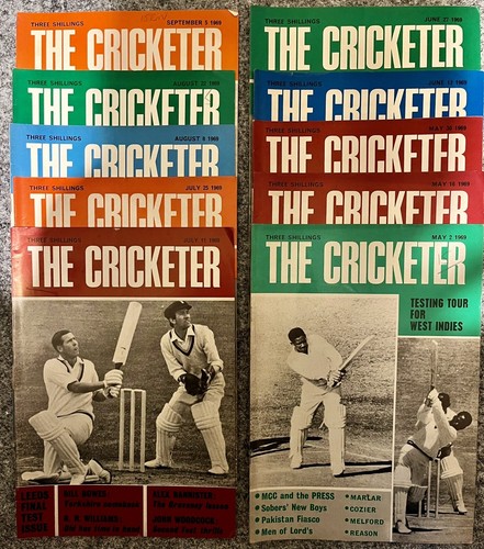 1969 the cricketer - 10, x