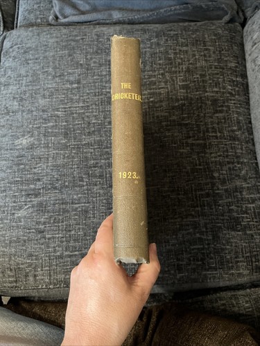 The cricketer magazine bound - cricketer,
