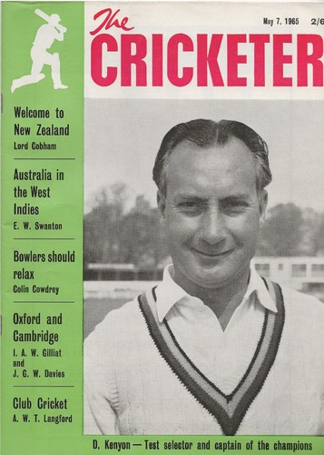 The cricketer 7th - may, 1965