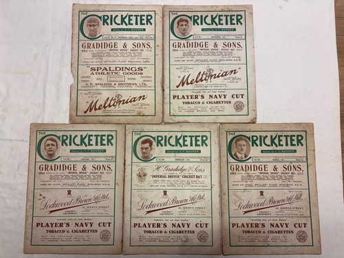 Five editions the cricketer - five, of