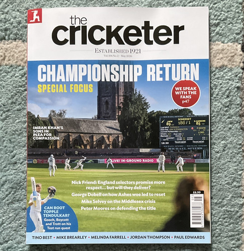 The cricketer magazine - cricketer, may