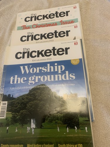 Cricketer magazines vol - cricketer,